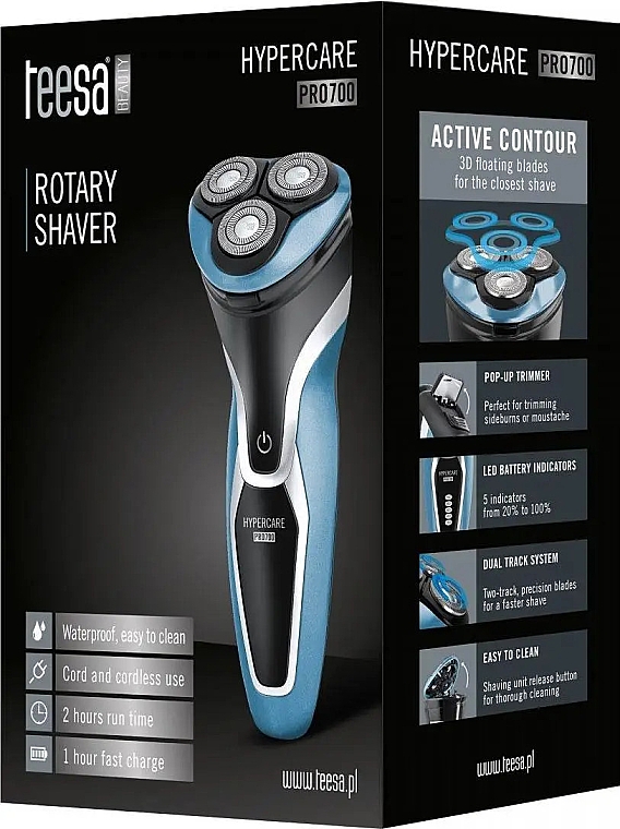 Elektrischer Rasierer - Teesa Rotary Shaver Hypercare PRO 700 — Bild N5