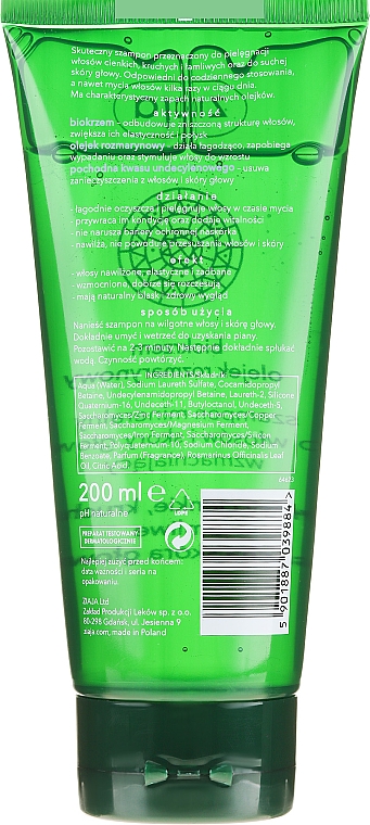 Mineralshampoo mit Rosmarinöl - Ziaja Shampoo — Bild N2