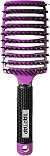 Haarbürste mit Naturborsten violett - Taptap — Bild N1