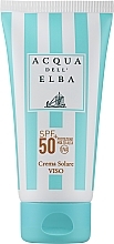 Düfte, Parfümerie und Kosmetik Gesichtscreme - Acqua Dell'Elba Face Sun Cream Spf 50