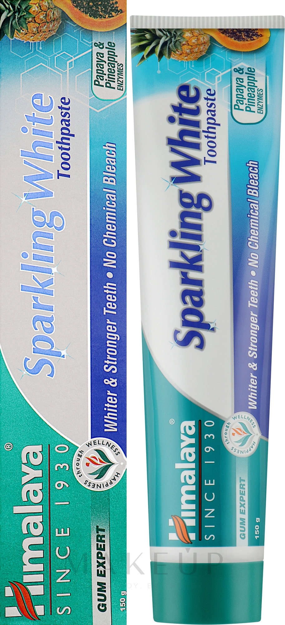 Aufhellende Zahnpasta - Himalaya Herbals Shiny White — Bild 150 g