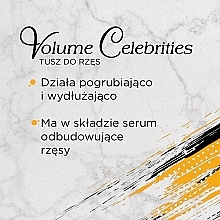 Wimperntusche für mehr Volumen - Eveline Cosmetics Volume Celebrities Mascara — Bild N3