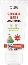 Düfte, Parfümerie und Kosmetik Sonnenschützende Körper- und Gesichtslotion für Babys und Erwachsene SPF 50 - Wooden Spoon Baby & Family Milk SPF50