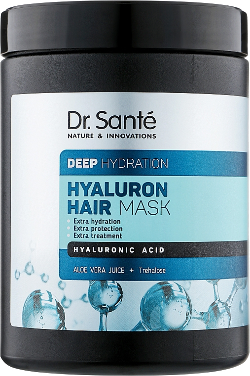Feuchtigkeitsspendende Haarmaske - Dr. Sante Hyaluron Hair Deep Hydration Mask — Bild N3