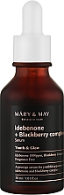 Düfte, Parfümerie und Kosmetik Antioxidatives Serum mit Idebenon - Mary & May Idebenone Blackberry Complex Serum