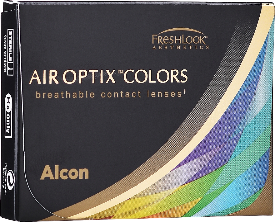 Farbige Kontaktlinsen 2 St. pure hazel - Alcon Air Optix Colors — Bild N1