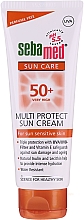 Regenerierende und feuchtigkeitsspendende Sonnenschutzcreme für das Gesicht SPF 50 - Sebamed Multi Protect Sun Cream SPF 50 — Bild N1