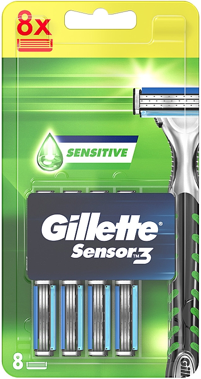 Ersatzklingen 8 St. - Gillette Sensor3 Sensitive — Bild N1