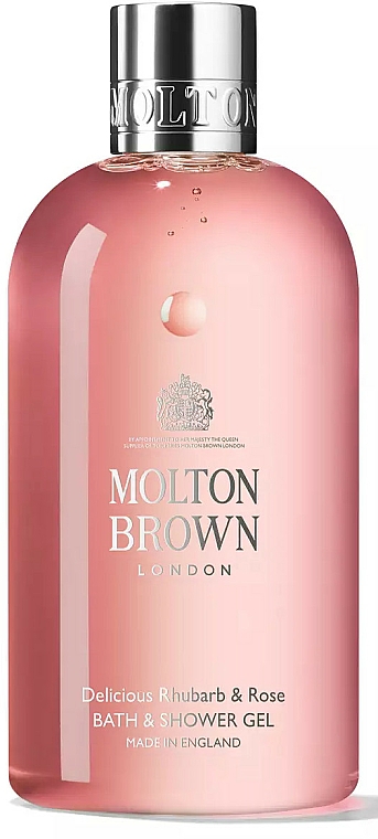 Molton Brown Delicious Rhubarb & Rose Bath & Shower Gel - Luxuriöses Bade- und Duschgel mit Rhabarberblatt- und Rosenduft — Bild N1