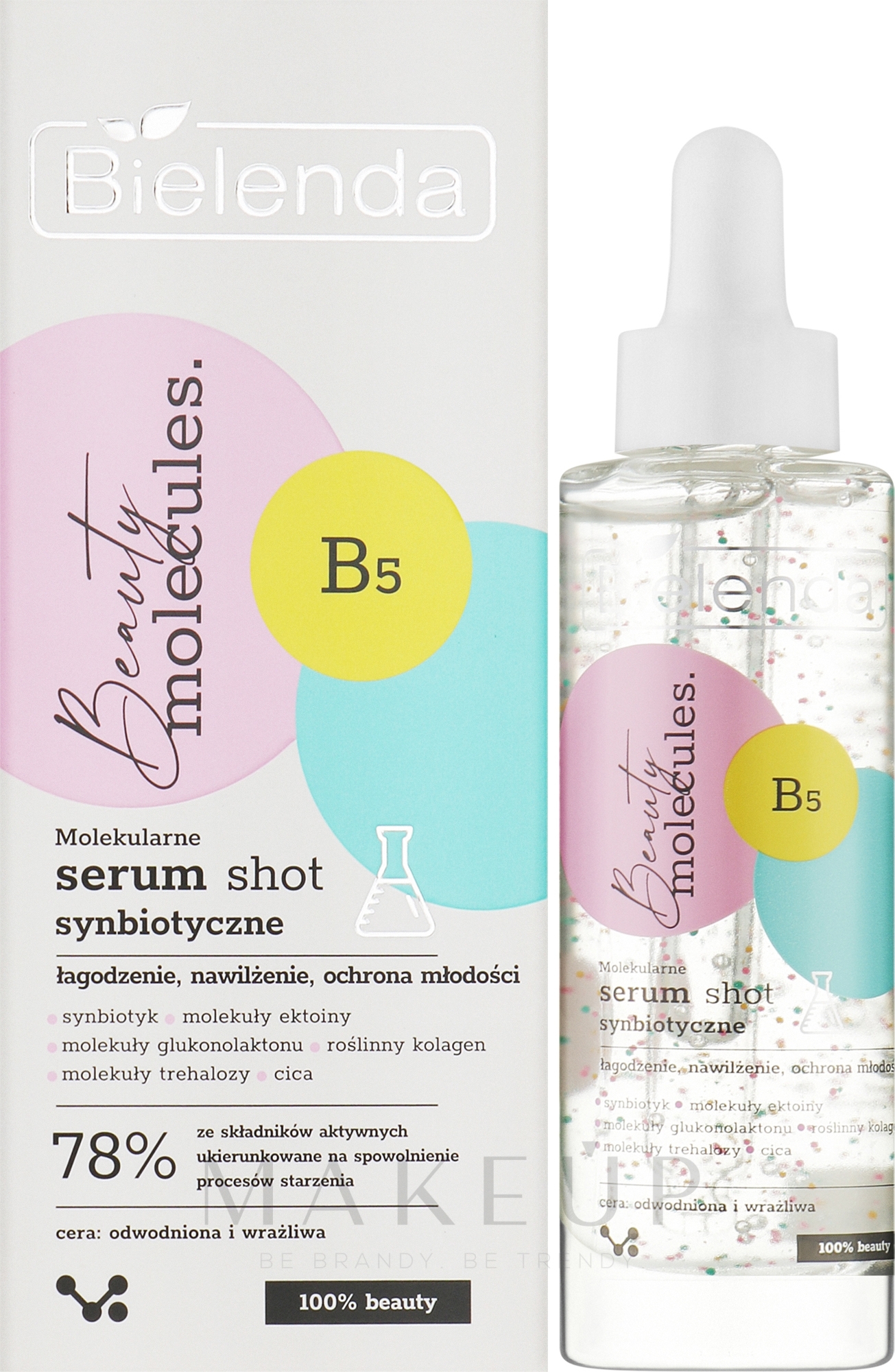 Molekulares Serum für empfindliche und dehydrierte Gesichtshaut - Bielenda Beauty Molecules — Bild 30 ml