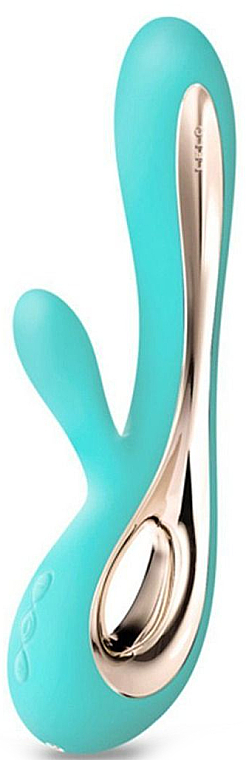 2in1 G-Punkt- und Klitorisvibrator für doppeltes Vergnügen türkis - Lelo Soraya 2 Aqua — Bild N1
