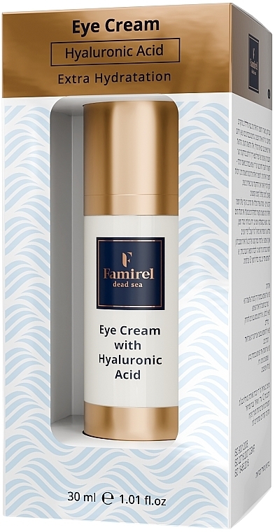 Augencreme - Famirel Hyaluronic Acid Extra Hydration Eye Cream — Bild N1