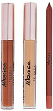 Set - Makeup Revolution X Friends Monica Lip Kit (lip/pen/1g + lip/gloss/2x3ml) — Bild N2