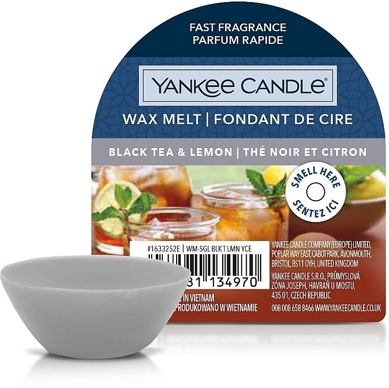 Aromatisches Wachs - Yankee Candle Wax Melt Black Tea & Lemon — Bild N1