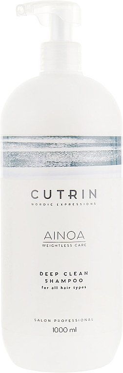 Tiefenreinigendes Shampoo für alle Haartypen - Cutrin Ainoa Deep Clean Shampoo — Bild N1