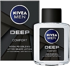 NIVEA MEN Deep Care - Gesichtspflegeset (Deo Roll-on 50ml + Creme 75ml + Duschgel 250ml + After Shave Lotion 100ml) — Bild N7