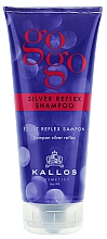 Farbauffrischendes Shampoo für blondes und graues Haar - Kallos Cosmetics Gogo Silver Reflex Shampoo — Bild N1