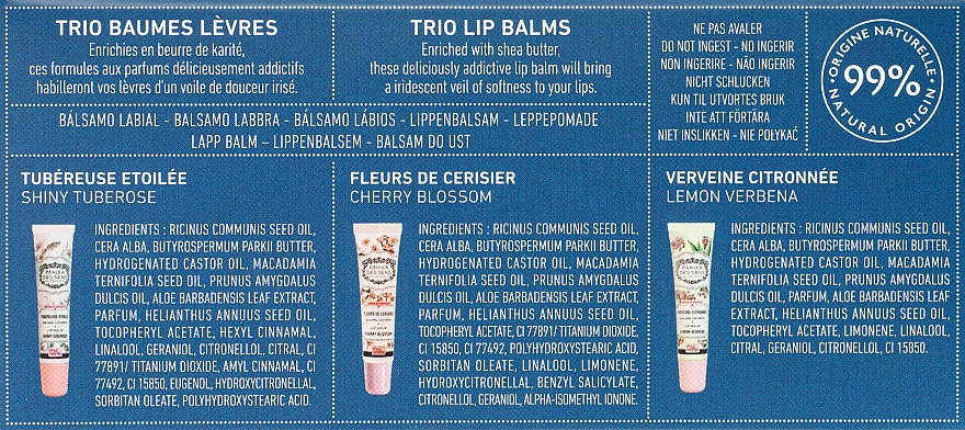 Geschenkset - Panier des Sens (lip/balm/3x15ml) — Bild N3