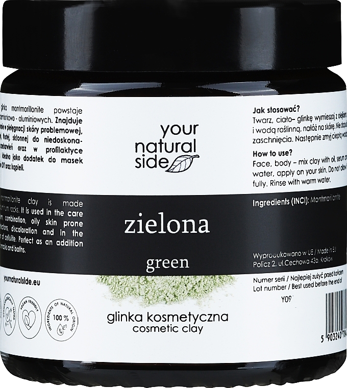 Kosmetischer Ton grün - Your Natural Side Clays Glinka — Bild N1