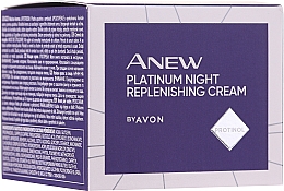 Lifting-Creme für die Nacht gegen Falten mit Protinol - Anew Platinum Night Replenishing Cream With Protinol — Bild N1