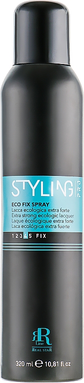 Haarlack ohne Gas extra starke Fixierung - RR LINE Styling Pro Eco Fix Spray — Bild N1