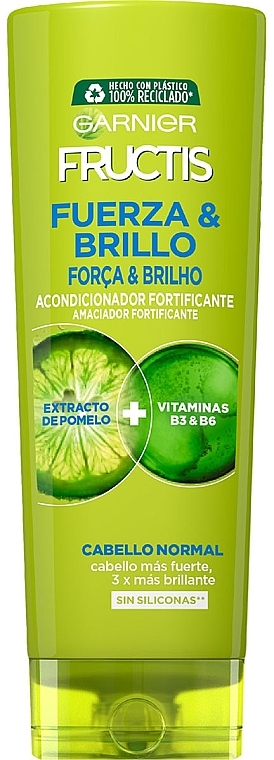 Stärkende Haarspülung mit Pomelo-Extrakt und Vitaminen - Garnier Fructis Strength & Shine Conditioner — Bild N1