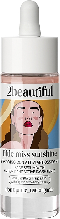 Antioxidatives Gesichtsserum mit Erdbeerextrakt - 2beautiful Little Miss Sunshine Face Serum With Antioxidant Active Ingredients  — Bild N2