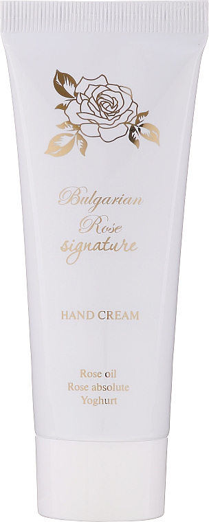 Handcreme mit natürlichem Rosenöl, Rosenwasser und Joghurt - Bulgarian Rose Signature Hand Cream — Bild N3