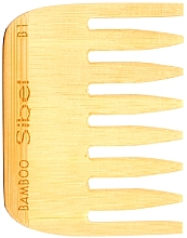 Düfte, Parfümerie und Kosmetik Bambus-Haarkamm antistatisch - Sibel B1 Antistatic Bamboo Comb