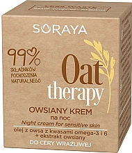 Nachtcreme mit Haferextrakt für empfindliche Haut - Soraya Oat Therapy Night Cream — Bild N2