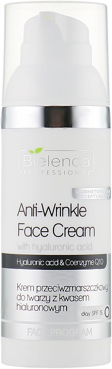 Anti-Falten Gesichtscreme mit Hyaluronsäure - Bielenda Professional Anti-Wrinkle Face Cream — Foto N1