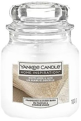 Duftkerze im Glas - Yankee Candle Home Inspiration White Linen & Lace — Bild N1