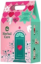 Gesichts- und Körperpflegeset - Farmona Herbal Care Rose Gift Set (Gesichtscreme 50ml + Handcreme 100ml + Badeschaum 500ml) — Bild N1