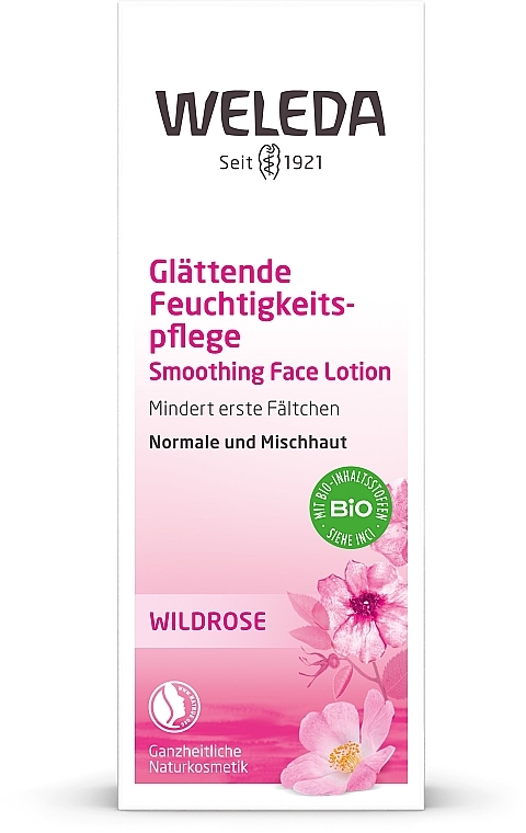 Glättende Gesichtscreme mit Wildrosenöl - Weleda Wildrosen Glattende Feuchtigkeitspflege — Bild N2