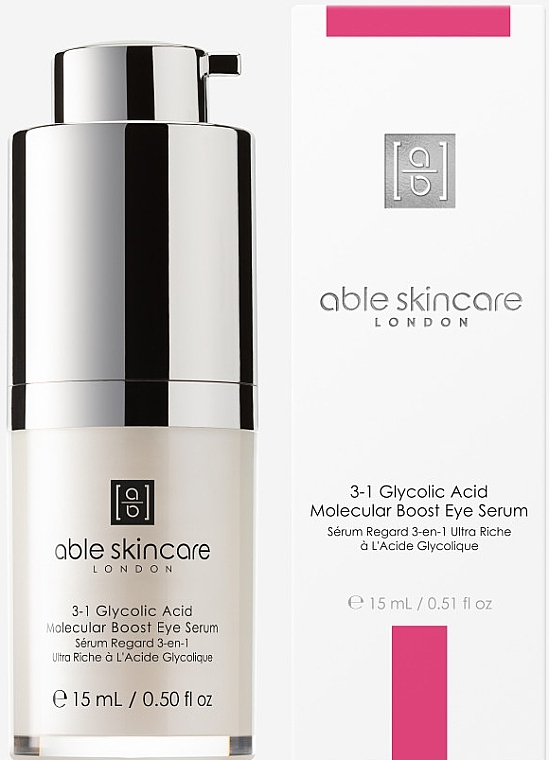 Augenserum - Able Skincare Perfecting 3-1 Glycolic Acid Molecular Boost Eye Serum — Bild N1