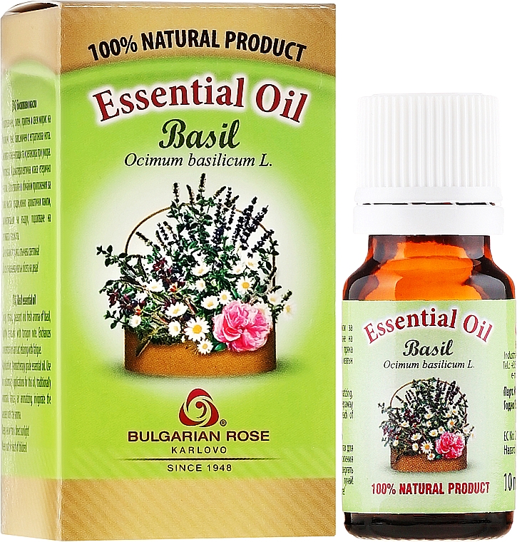Ätherisches Bio Basilikumöl - Bulgarian Rose Basil Essential Oil