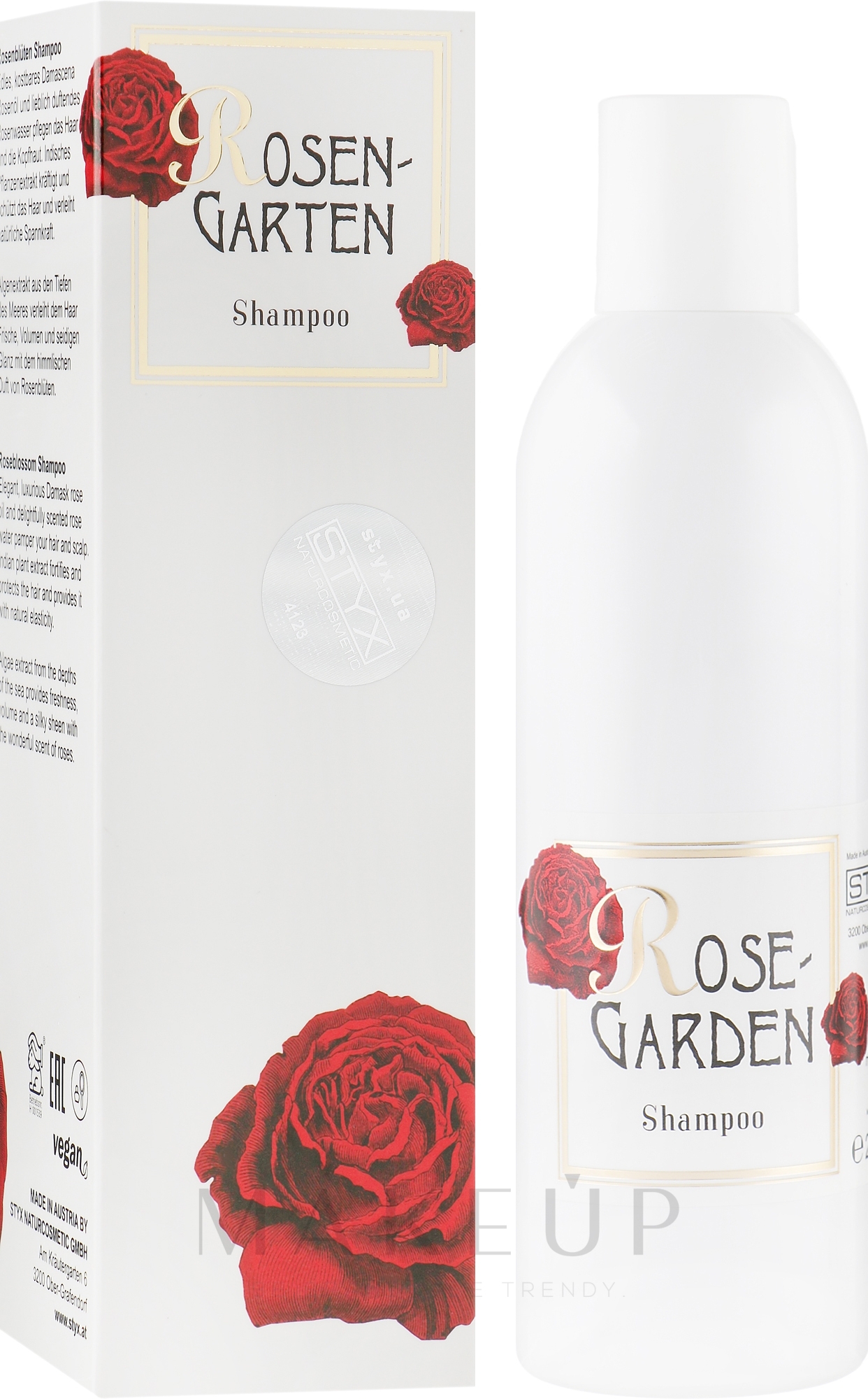 Shampoo mit kostbarem Damascena-Rosenöl - Styx Naturcosmetic Rosengarten Shampoo — Foto 200 ml