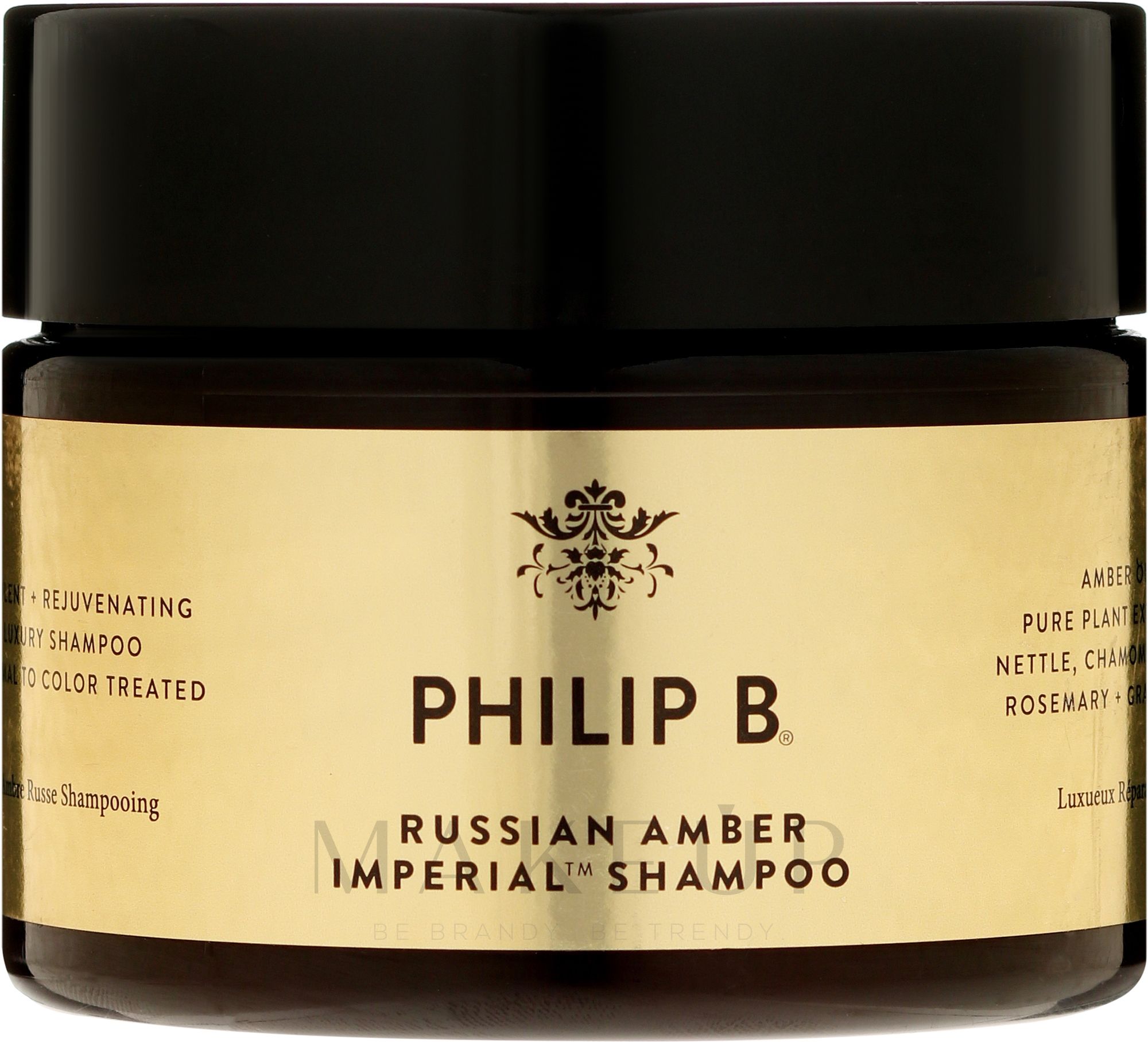 Regenerierendes Shampoo für normales und coloriertes Haar - Philip B Russian Amber Imperial Shampoo — Bild 355 ml