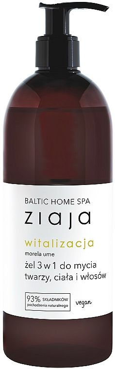 3in1 Waschgel für Gesicht, Körper und Haar - Ziaja Baltic Home Spa Witalizacja — Bild N1