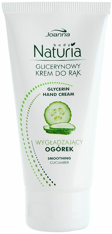 Glättende Glycerin-Handcreme mit Gurkenextrakt - Joanna Naturia Glycerin Smoothing Cucumber Hand Cream — Bild N3