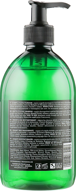 Revitalisierendes Haarshampoo - Parisienne Italia Evelon Pro Nutri Elements Repair Shampoo Organic Almond — Bild N2