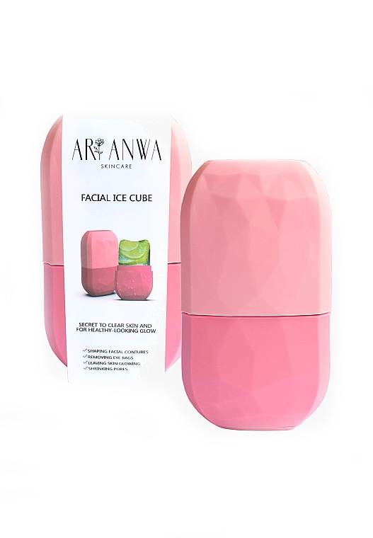 Etui für die Gesichtspflege - ARI ANWA Skincare Facial Ice Cube Rose — Bild N1