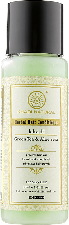 Conditioner Grüner Tee und Aloe Vera - Khadi Natural Aloevera Herbal Hair Conditioner — Bild N1