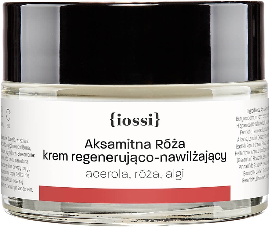 Regenerierende und feuchtigkeitsspendende Gesichtscreme mit Acerola, Rose und Algen - Iossi Regenerating Cream — Foto N1