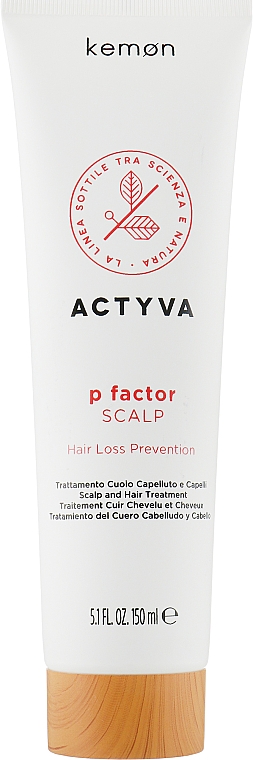 Feuchtigkeitsspendende und beruhigende Behandlung zur Stärkung der Haarwurzeln - Kemon Actyva P Factor Scalp — Bild N1