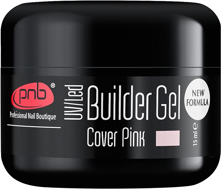 Camouflage-Modelliergel - PNB UV/LED Builder Gel Cover Pink — Bild N1