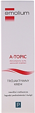Düfte, Parfümerie und Kosmetik Regenerierende und schützende Gesichtscreme für trockene und atopische Haut - Emolium A-topic Cream