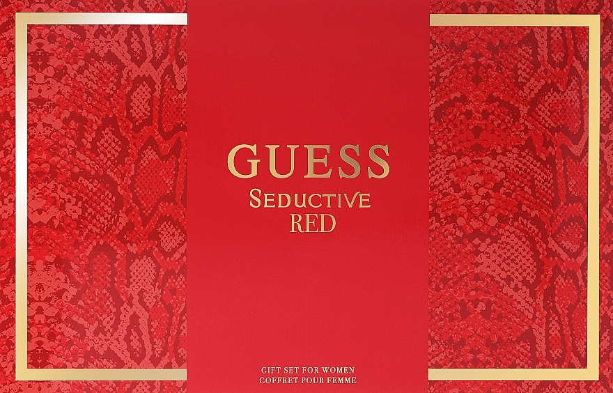 Guess Seductive Red - Duftset (Eau de Toilette /75 ml + Eau de Toilette Mini /15 ml + Körperlotion /100 ml)  — Bild N3