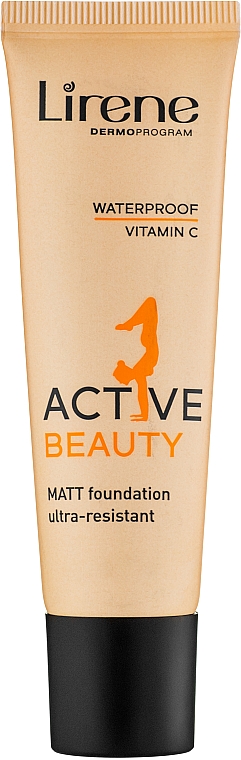 Wasserfeste Foundation - Lirene Active Beauty Matt Foundation Ultra-Resistant