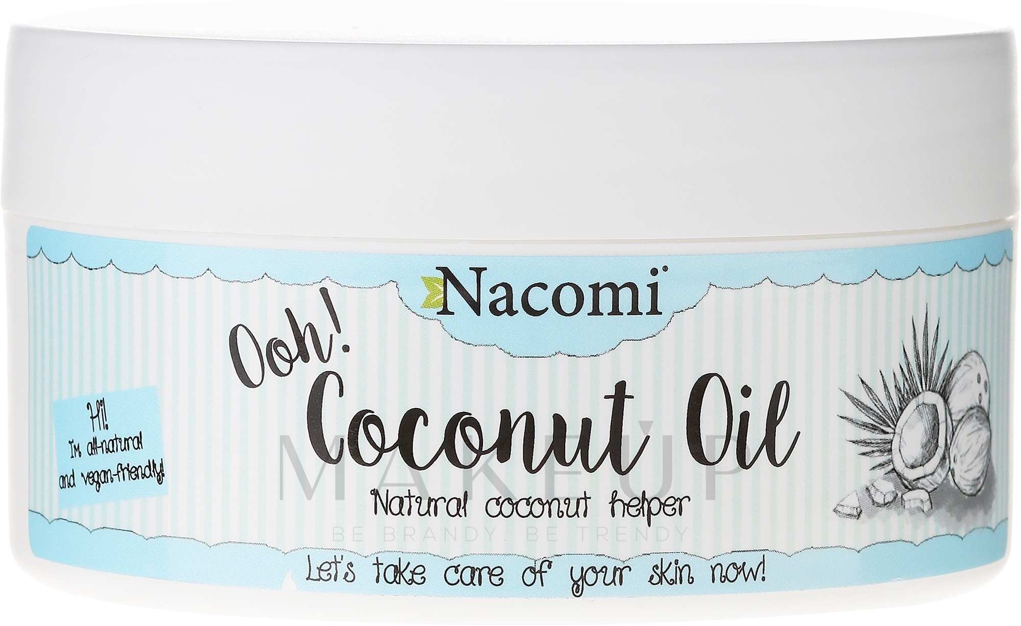 100% natürliches raffiniertes Kokosöl - Nacomi Coconut Oil 100% Natural Refined — Bild 100 ml